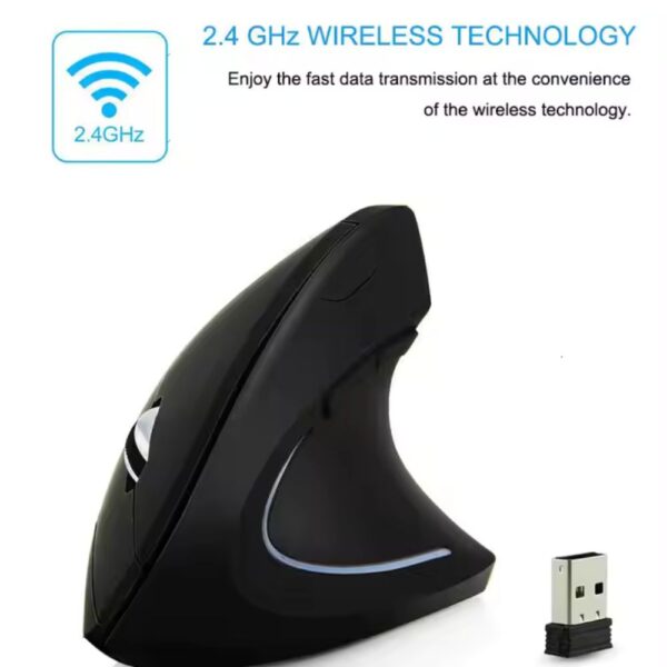 optical wireless mouse comfortable mini style with usb interface right hand orientation for computer use