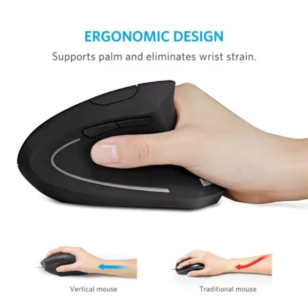 optical wireless mouse comfortable mini style with usb interface right hand orientation for computer use