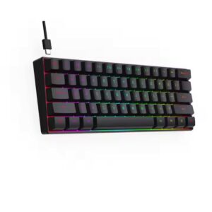 professional mechanical keyboard rgb anti ghosting usb mechanical keyboardg101 60 for home game